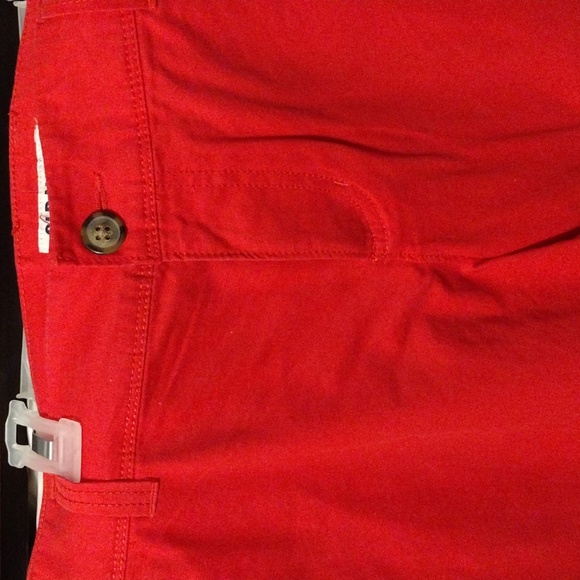 Old Navy, Business Causal and Chic women straight leg cotton pants in red. - Picture 2 of 8